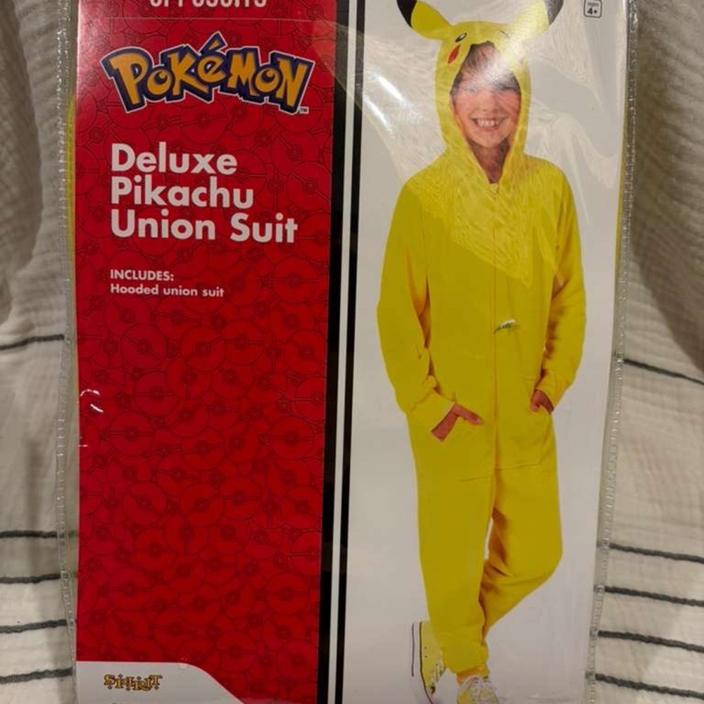 OppoSuits Kids Deluxe Pikachu Costume - Yellow